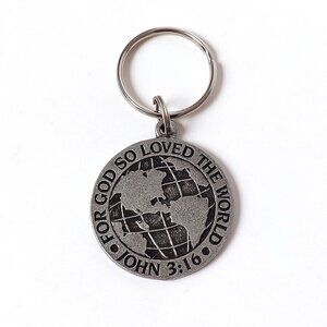 Bible Verse Keychain - Religious Christian Keepsake Object Purse Charm